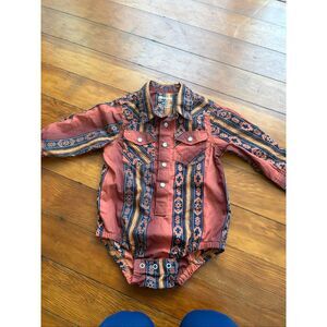 Baby Wrangler Pearl Snap One Piece